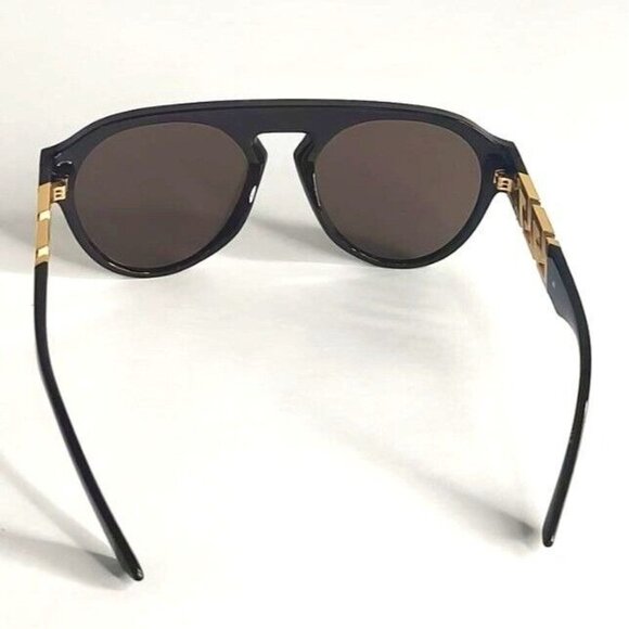 VERSACE Sunglasses VE4420 5356 73 Brown Gold Logo Aviator - Picture 8 of 12